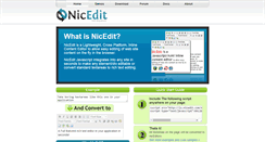 Desktop Screenshot of nicedit.com