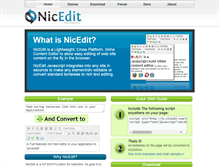Tablet Screenshot of nicedit.com